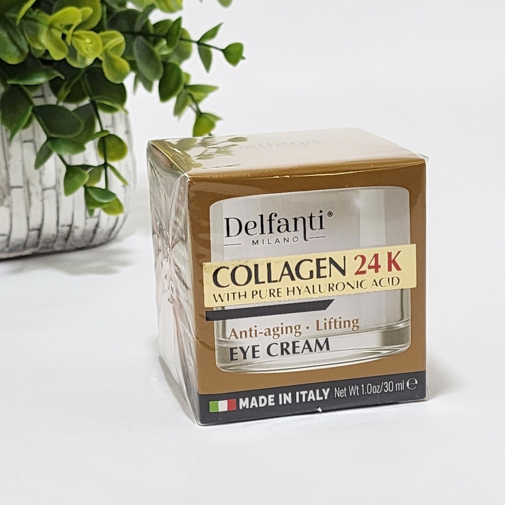 Delfanti Milano Collagen 24k Hyaluronic Acid Anti-Aging Lifting Eye Cream 1 oz